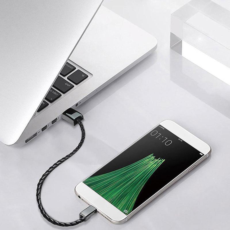 USB Bracelet Charger wearable Leather