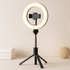 Portable 4-in-1 Selfie Stick with Tripod & LED 