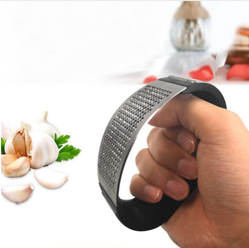 Stainless Steel Garlic Press for Effortless Food Prep